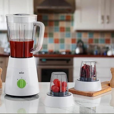 BRAUN 3 IN 1 BLENDER Model JB0123 WHITE